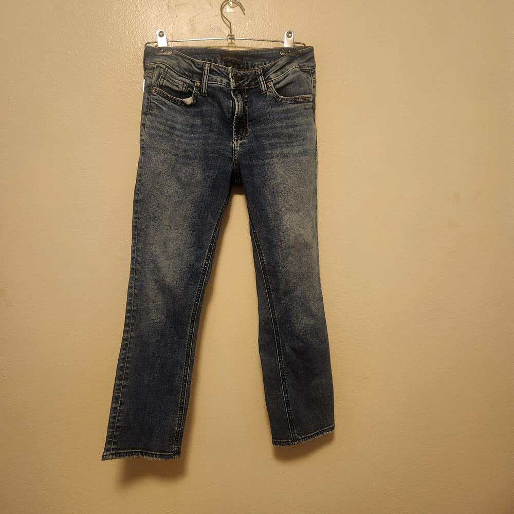 Silver Elise Capri Jeans Size 27 waist 23.5 length
